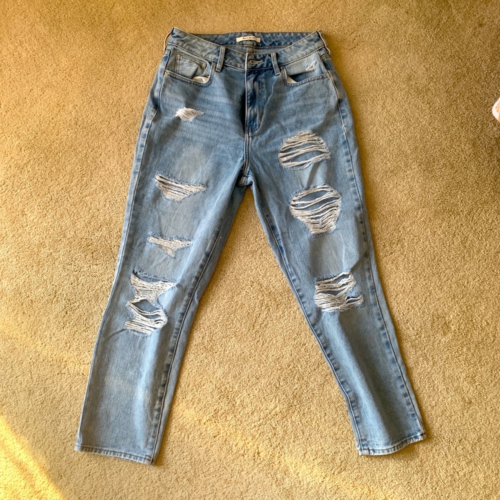 PACSUN Ripped Mom Jeans